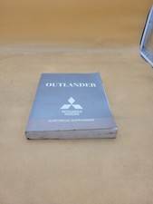 2011 MITSUBISHI OUTLANDER ELECTRICAL SUPPLEMENT MAINTENANCE GUIDE MANUAL BOOK 