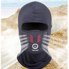 2 Pack Summer+Winter Windproof Face Mask Balaclava Motorcycle Helmet Lining Hood