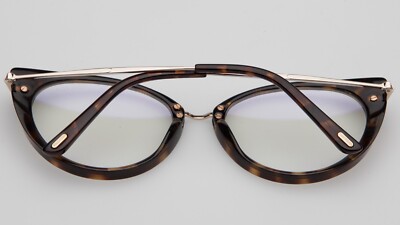 NEW TOM FORD TF5815-B 052 Havana Eyeglasses Frame 54-18  display picture 1