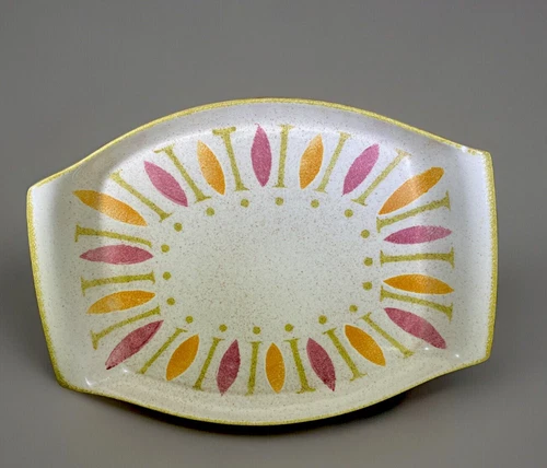 Vintage Red Wing Pepe Pottery Serving Platter Tray 13"