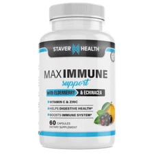 MAX IMMUNE SUPPORT SUPPLEMENT - Immunity Supplement, Immune Booster 60 Capsules