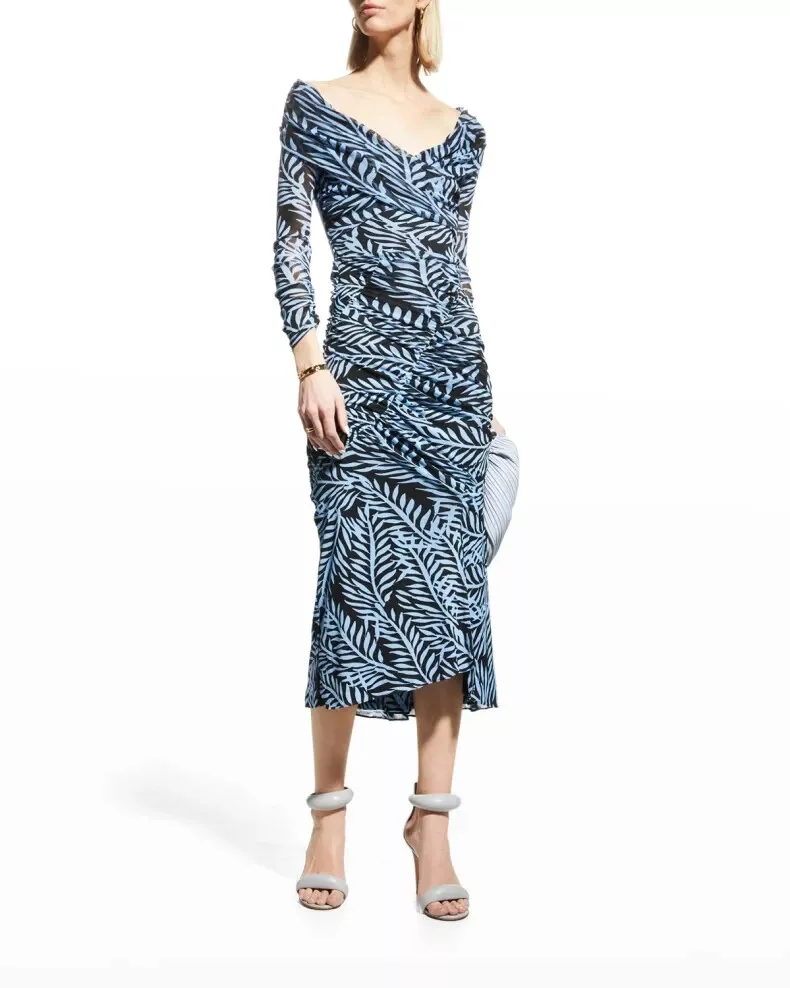 Diane von furstenberg mesh clearance dress