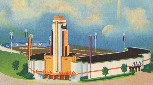 Vintage Postcard New York World's Fair 1939 Goodrich Safety Area - Picture 3 of 4
