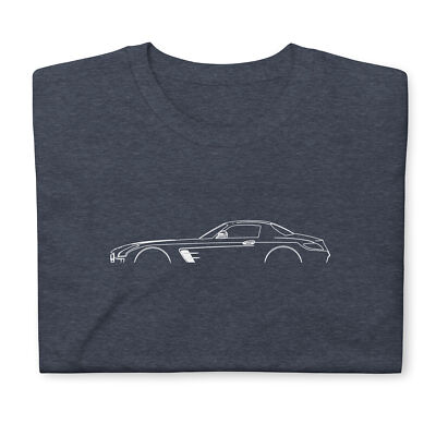 Softstyle T-Shirt For Mercedes SLS AMG GT C197 2012-2014 Car Owners Gift