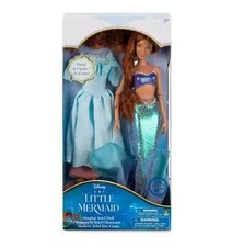 Disney Store Singing Ariel Doll Little Mermaid Live Action Halle Bailey 11" NEW