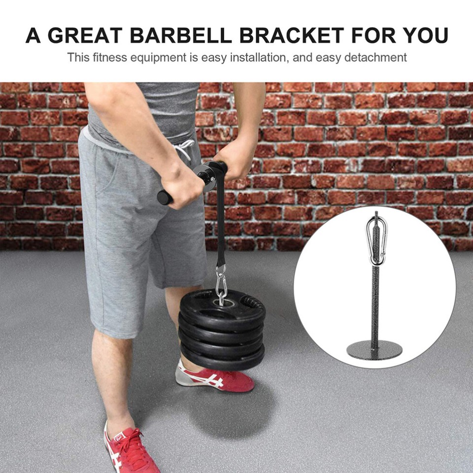 Plate Holder for Pull down Barbell Load Rack Weight Home Gym Equipment