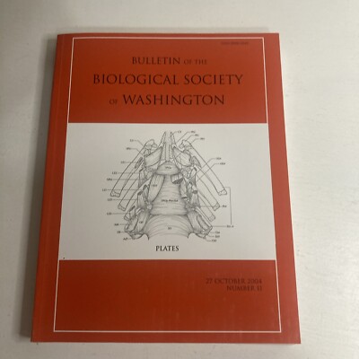 Bulletin Of The Biological Society Of Washington 27 October 2004 No. 11 Plates