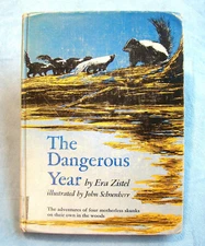 The Dangerous Year ~1967 HC~ Zistel Orphan Skunks Kits Children's Story Illust🦨