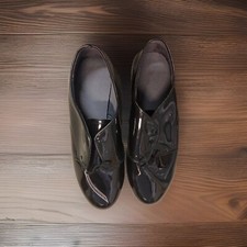 US Army Damen Lackschuhe Dress Uniform Oxford Black schwarz