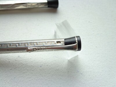 その他 2 SET Antique Silver Propelling Pencils Antique 1900s Mechanical Propelling Pencil Silver 830 and 800 SET