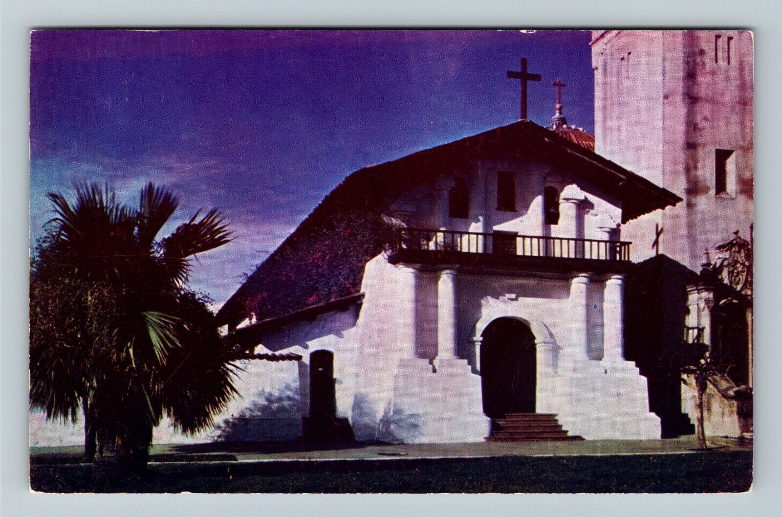 San Francisco CA-California Mission Dolores Historic Landmark Vintage Postcard