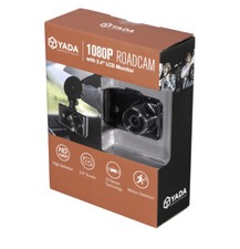 YADA Roadcam, 1080P Full-HD Dash Cam, 110  Wide Angle Lens, 2.4" LCD Display New