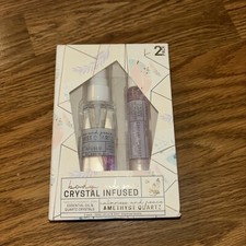 Goldessence Aramas Body Oil Set Crystal Infused Amethyst Quartz Peace Calmness