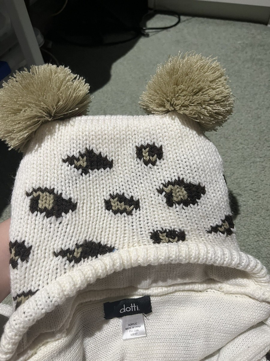 Dotti Leopard Print Scarf with Hoodie UK