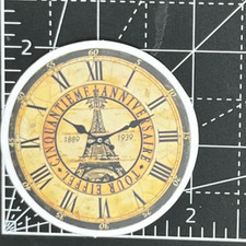 CINQUANTIEME ANNIVERSAIRE TOUR EIFFEL - Die Cut Vinyl Decal Sticker