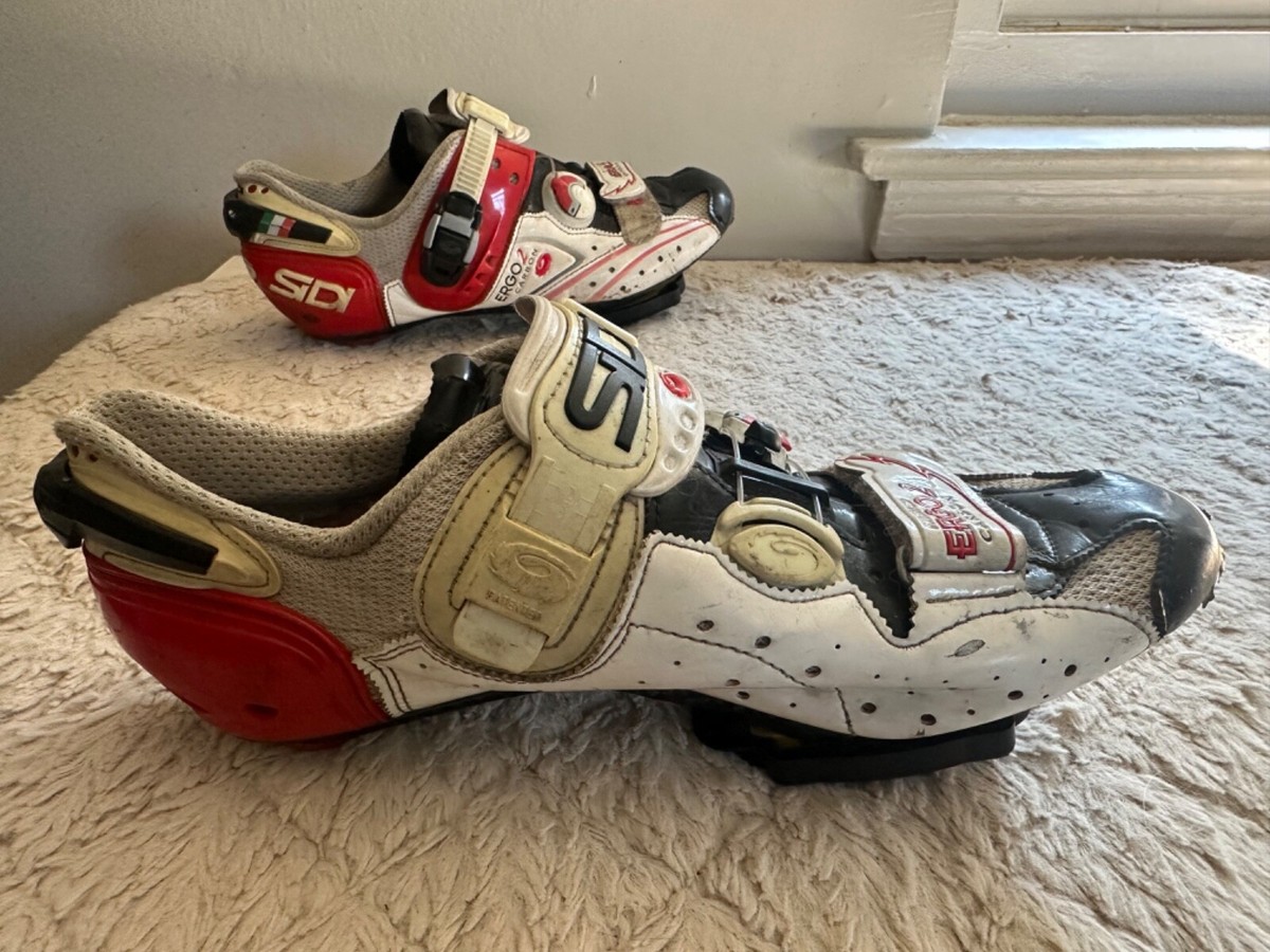 Sidi Ergo 2 Carbon Road Cycling Shoes Size EU 42 US 8.5 | eBay