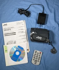 JVC Digital Video Camera GR-D72U MiniDV Camcorder for PARTS ONLY