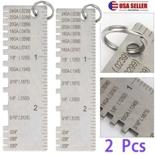 Wire Metal Sheet Thickness Gauge 229895 Welding Gage Plated Size inspection Tool