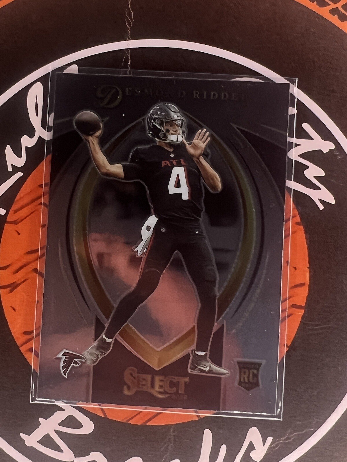 2022 Panini Select Football Select Certified Rookie Desmond Ridder RC - See Desc