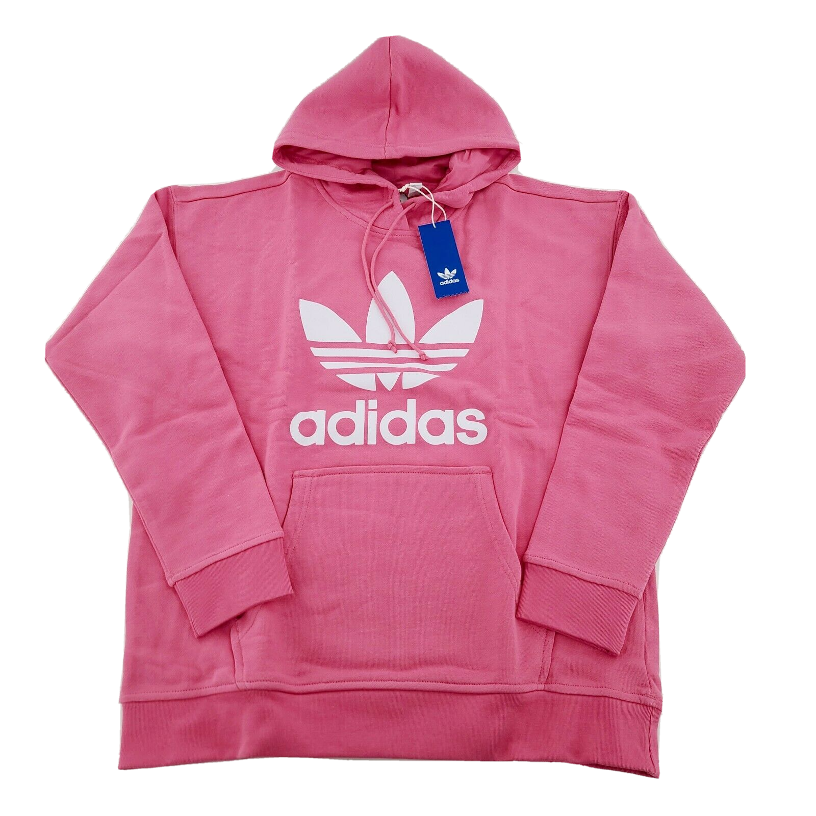 Adidas Originals Trefoil Hoodie Women's MEDIUM Rose Tone H33587 NEW