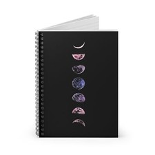 Moon Phase Composition Journal Cute Spiral Journal for kids Notebook Journal