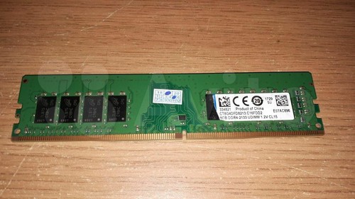 Crucial 16GB 2X8GB DDR4 2133 MHz PC4 Desktop Memory RAM CT8G4DFS824A C8FDD1 - Picture 2 of 2