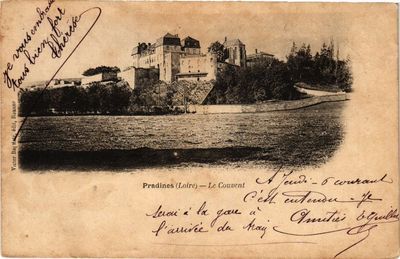 Old postcard Pradines (Loires) - Le Couvent (225606)