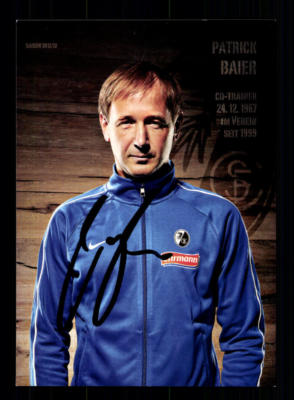 Patrick Baier Autogrammkarte SC Freiburg 2012-13 Original + A 191618