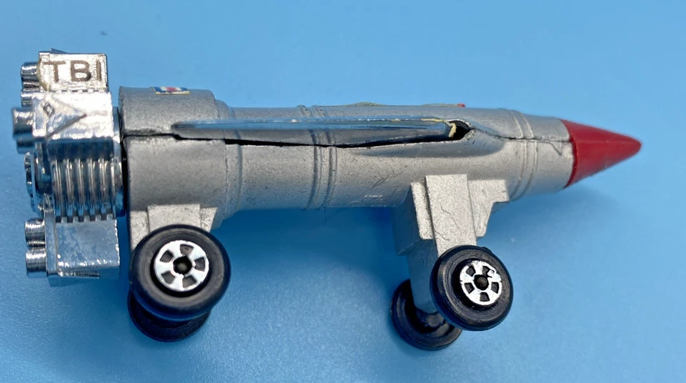 USAF-Thunderbird Diecast Estampado TBI Hecho en Taiwán Juguete YOT Años 70 Raro Encontrar De Colección Foto 3 de 4