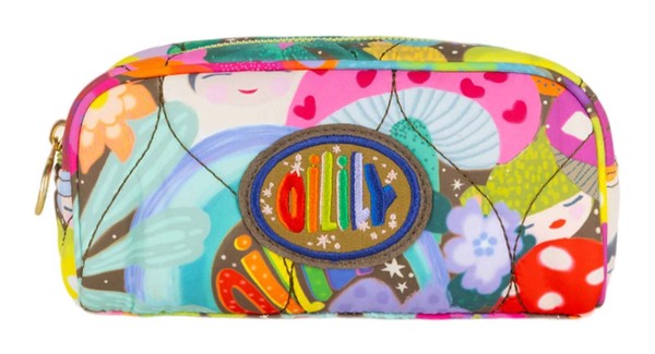 Oilily Paige Pouch Utensilientasche Kosmetiktasche Plantation Bunt Neu-image