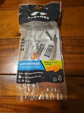 Pyramex Zteck Shooting Glasses Clear Lens C Safety Eyewear w/ free ear plugs
