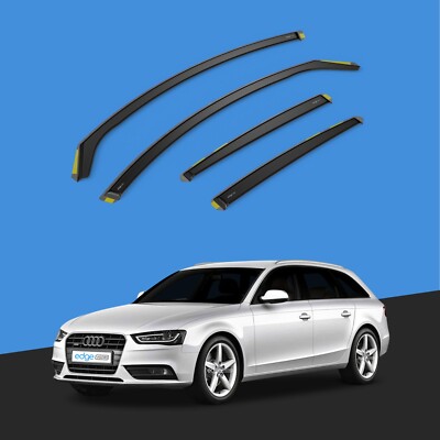 Audi A4 B8 2009-2015 5 Door Avant Estate Wind Deflectors 4pc Set Tinted