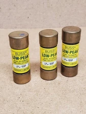 BUSSMAN LPJ-10SP 10 Amp Fuse. Lot Of 3