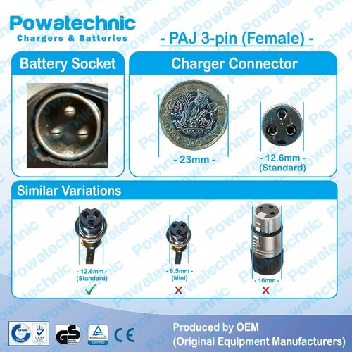 29.4V 5A fast Lithium Li Charger for 24V e-Bike Scooter Wheelchair Golf battery - Picture 6 of 13