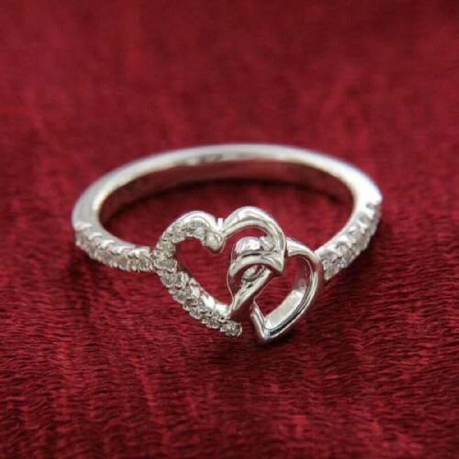 Twin heart clearance promise ring