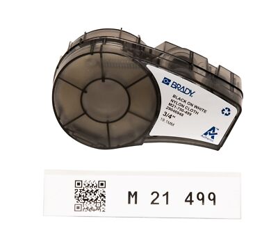 Brady Authentic (M21-750-499) Multi-Purpose Nylon Label for General ID, Wire ...