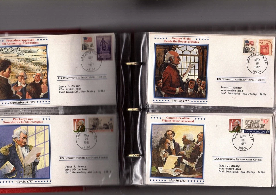 Colección de Cubiertas Bicentenario Constitución de los Estados Unidos 72 cubiertas (e100 Foto 2 de 4