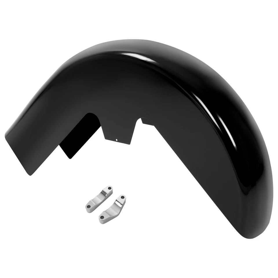 Guardabarros delantero envolvente de rueda de 26" para Harley Davidson Touring Bagger Softail Electra Foto 2 de 4