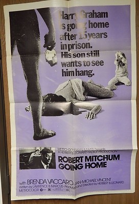Going Home 1971 Original 27x40 Single Sided Folded Movie Poster Robert Mitchum