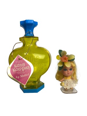 Liddle Kiddle KOLOGNE Honey Suckle Doll Perfume Bottle Stand & Tag