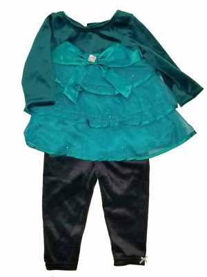 green infant holiday dress Sweet Heart Rose Toddler Girls Teal Fancy Christmas Party Outfit 12M, Infant Girl's infant newborn baby girl christmas dress