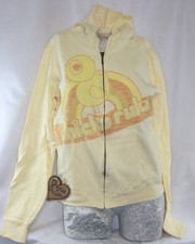 Womens Juniors David Goliath Chicks Rule Yellow Zip Up Hoodie Sweatshirt