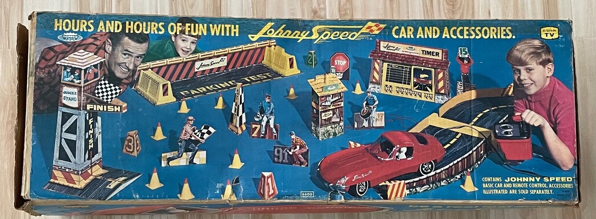 【JOHNNY】 TOPPER TOYS JOHNNY SPEED CAR 1966 REMOTE CONTROL BATTERY TOY 1966