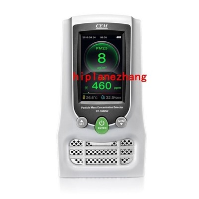 Particle Counter PM2.5 PM10 HCHO TVOC Temp. R.H. Concentration Detector TFTLCD #