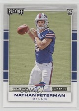 2017 Panini Playoff Rookies Goal Line Nathan Peterman #205 0a3