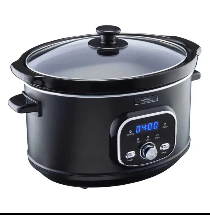 Cooks Professional Digital Slow Cooker 3.5 Litre Lid & Removable Ceramic Bowl