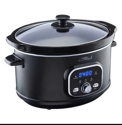Cooks Professional Digitaler Schongarer 3,5 Liter Deckel & abnehmbare Keramikschüssel