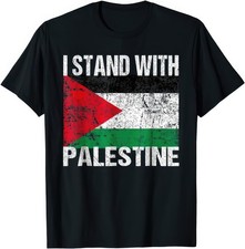I Stand With Palestine Solidarity Unisex Graphic T-Shirt