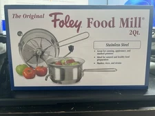Original 2 Qt Stainless Steel Foley Food Mill 101~ Canning~ Applesauce~ Potatoes