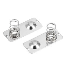 50 Pcs AAA Battery Negative to Positive Conversion Spring Contact 21mmx9mm